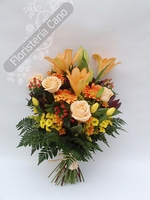 Ramo variado con lilium, gerberas, rosas ...